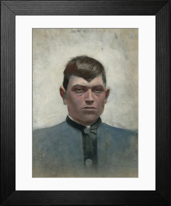 Framed Print : Portrait of a Man, 1878-1890. Creator: Ladislav Mednyanszky Framed Print : Portrait of a Man, 1878-1890. Creator: Ladislav Mednyanszky