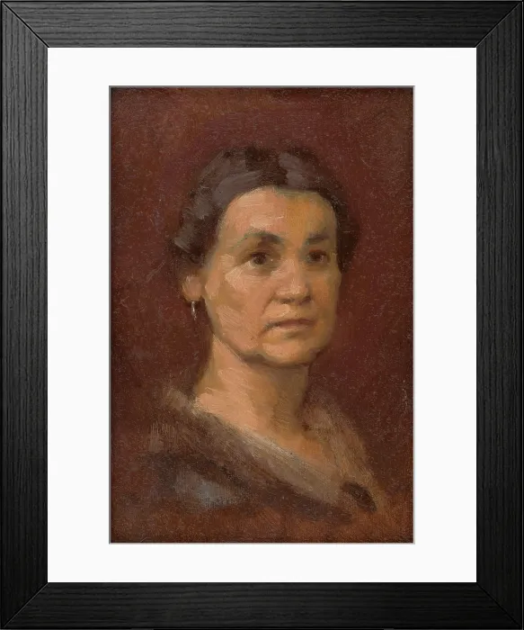 Framed Print : Portrait of Mrs. Srobarova, after 1900. Creator: Milan Thomka Mitrovsky Framed Print : Portrait of Mrs. Srobarova, after 1900. Creator: Milan Thomka Mitrovsky