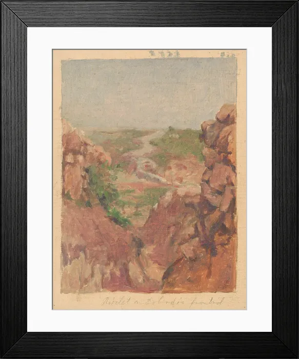 Framed Print : From Italian Front V, around 1914-1918. Creator: Dezider Czolder Framed Print : From Italian Front V, around 1914-1918. Creator: Dezider Czolder