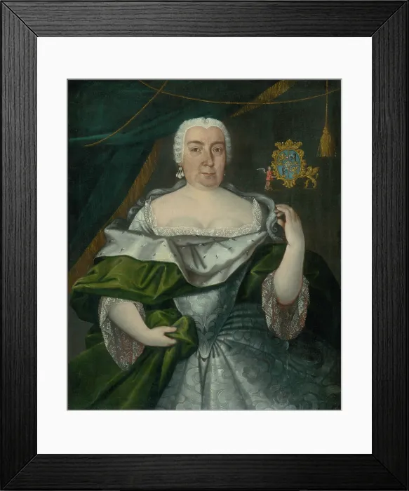 Framed Print : Countess Zofia Eszterhazy; Baroness Zofia Revay, Nee Countess Esterhazy, Before 1740. Creator: Unknown Framed Print : Countess Zofia Eszterhazy; Baroness Zofia Revay, Nee Countess Esterhazy, Before 1740. Creator: Unknown