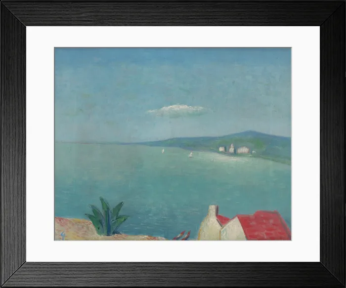 Framed Print : The Adriatic, 1935. Creator: Mikulas Galanda Framed Print : The Adriatic, 1935. Creator: Mikulas Galanda