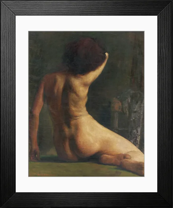 Framed Print : Act, 1903. Creator: Elemir Halasz-Hradil Framed Print : Act, 1903. Creator: Elemir Halasz-Hradil