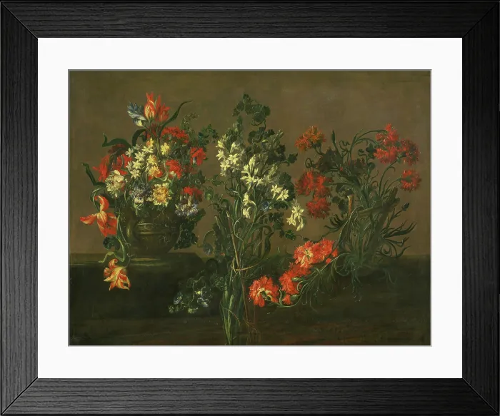 Framed Print : Stil-life with Flowers, 1st half 17th century. Creator: Margherita Caffi Framed Print : Stil-life with Flowers, 1st half 17th century. Creator: Margherita Caffi
