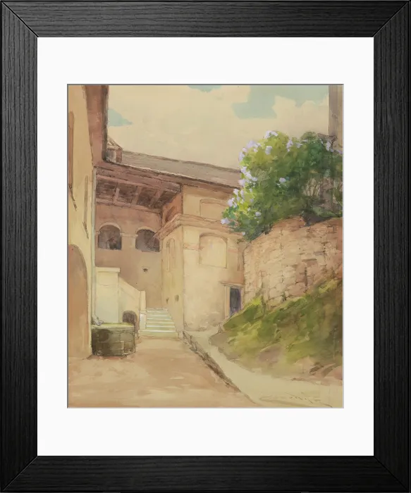 Framed Print : Interior of Krasna Horka Castle, 1923-1928. Creator: Ludovit Cordak Framed Print : Interior of Krasna Horka Castle, 1923-1928. Creator: Ludovit Cordak