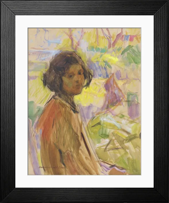 Framed Print : Study of a young woman, c1940. Creator: Elemir Halasz-Hradil Framed Print : Study of a young woman, c1940. Creator: Elemir Halasz-Hradil