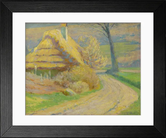 Framed Print : View near Slanec, 1900-1930s. Creator: Ludovit Cordak Framed Print : View near Slanec, 1900-1930s. Creator: Ludovit Cordak
