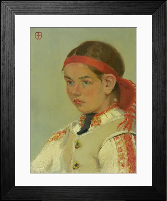 Framed Print : Girl from Dacolom, 1902-1905. Creator: Emil Pacovsky Framed Print : Girl from Dacolom, 1902-1905. Creator: Emil Pacovsky