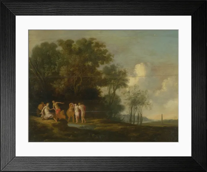Framed Print : Diana and Callisto, c1635-1645. Creator: Dirck Dalens Framed Print : Diana and Callisto, c1635-1645. Creator: Dirck Dalens