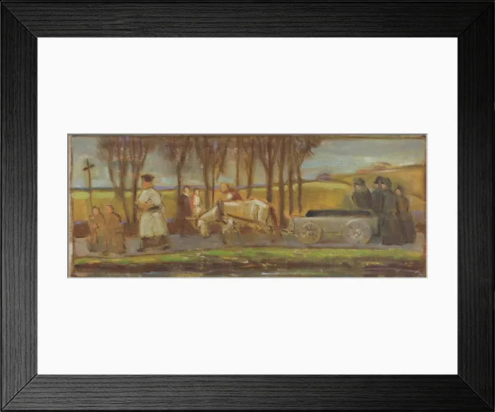Framed Print : Funeral, 1910-1930. Creator: Milan Thomka Mitrovsky Framed Print : Funeral, 1910-1930. Creator: Milan Thomka Mitrovsky