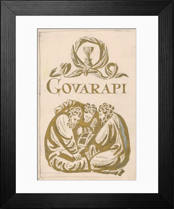 Framed Print : Suggestion for the cover, 1940-1944. Creator: Jan Novak Framed Print : Suggestion for the cover, 1940-1944. Creator: Jan Novak