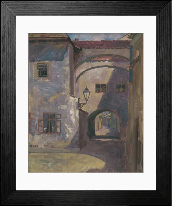 Framed Print : Miklus Prison, 1910-1925. Creator: Florian Milan Framed Print : Miklus Prison, 1910-1925. Creator: Florian Milan