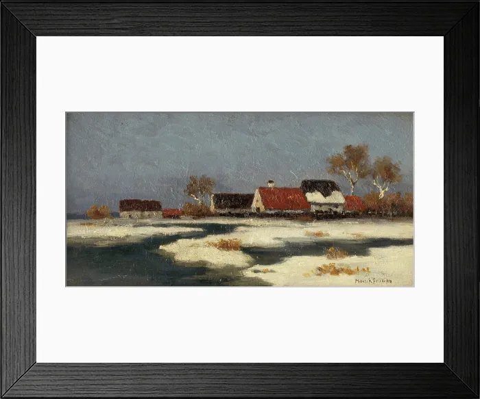 Framed Print : Early Spring, 1890-1900. Creator: Felician Moczik Framed Print : Early Spring, 1890-1900. Creator: Felician Moczik