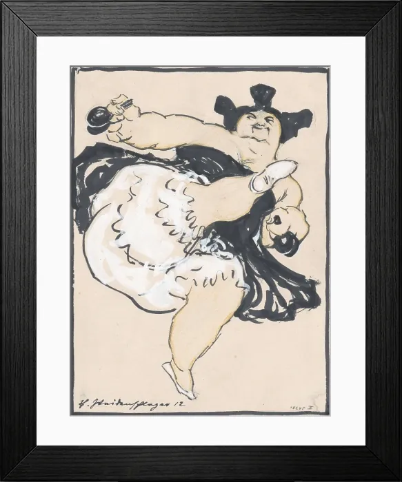 Framed Print : Dances II. 1912. Creator: Theo Waidenschlager Framed Print : Dances II. 1912. Creator: Theo Waidenschlager