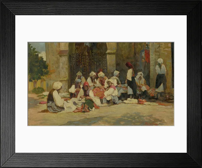 Framed Print : On a pilgrimage in Levoca, 1918. Creator: Florian Milan Framed Print : On a pilgrimage in Levoca, 1918. Creator: Florian Milan