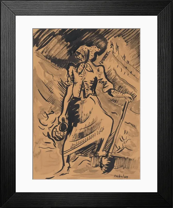 Framed Print : Woman, 1940-1944. Creator: Arnold Peter Weisz-Kubincan Framed Print : Woman, 1940-1944. Creator: Arnold Peter Weisz-Kubincan