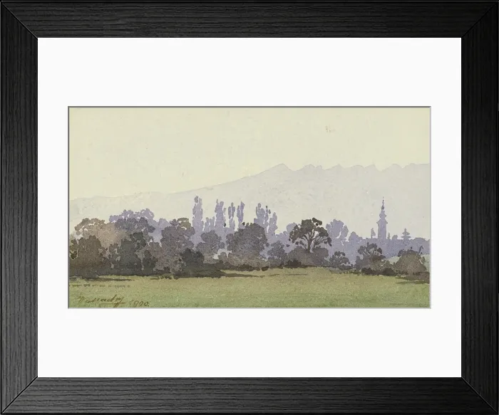 Framed Print : Velka near Poprad, 1900. Creator: Eugen Wallachy Framed Print : Velka near Poprad, 1900. Creator: Eugen Wallachy