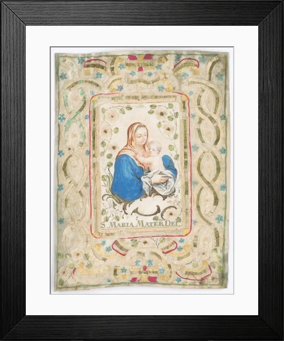 Framed Print : Madonna with child, 1701 / 1800. Creator: Unknown Framed Print : Madonna with child, 1701 / 1800. Creator: Unknown