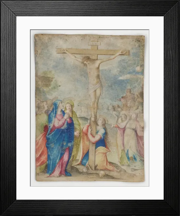 Framed Print : Crucifixion, 1601 / 1700. Creator: Unknown Framed Print : Crucifixion, 1601 / 1700. Creator: Unknown