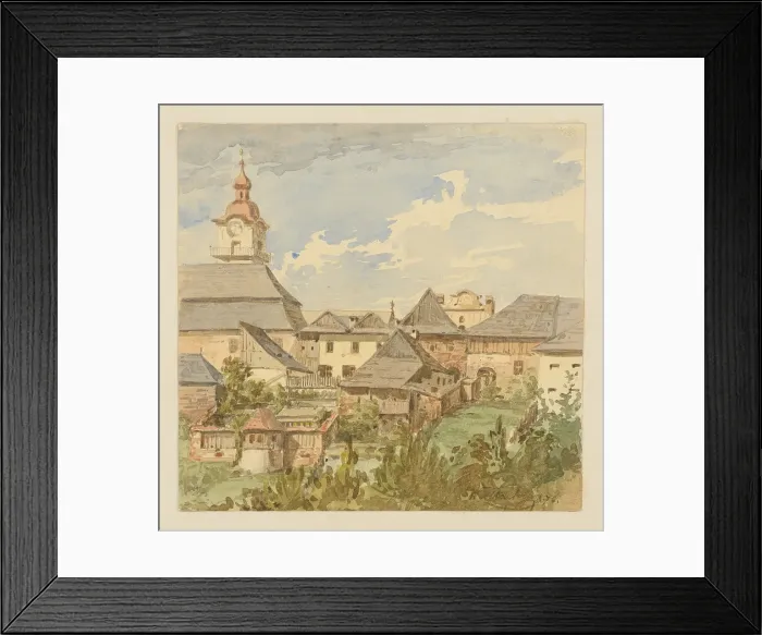 Framed Print : Spisska Sobota, 1875-1880. Creator: Eugen Wallachy Framed Print : Spisska Sobota, 1875-1880. Creator: Eugen Wallachy