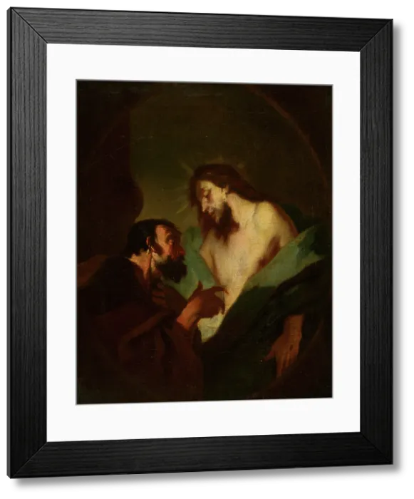 Framed Print : Christ and Doubting Thomas, 1755-1757. Creator: Franz Anton Maulbertsch Framed Print : Christ and Doubting Thomas, 1755-1757. Creator: Franz Anton Maulbertsch