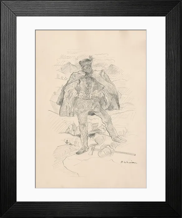 Framed Print : Figural motif, 1940-1944. Creator: Arnold Peter Weisz-Kubincan Framed Print : Figural motif, 1940-1944. Creator: Arnold Peter Weisz-Kubincan