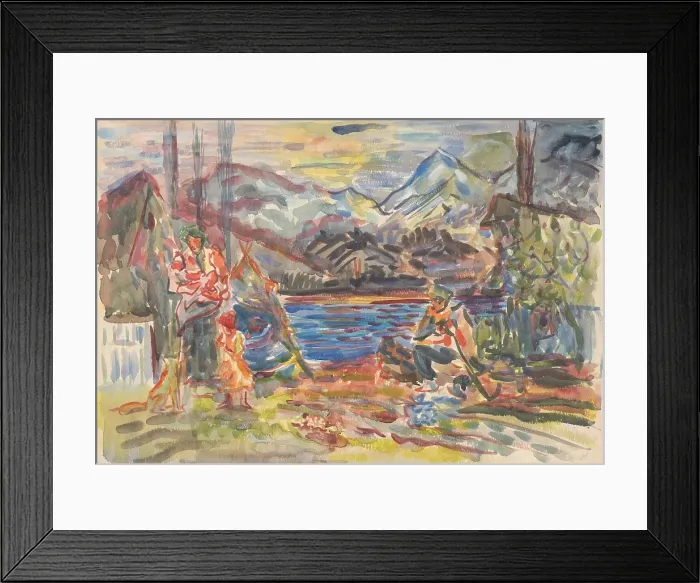 Framed Print : Slovak family, 1935-1944. Creator: Arnold Peter Weisz-Kubincan Framed Print : Slovak family, 1935-1944. Creator: Arnold Peter Weisz-Kubincan