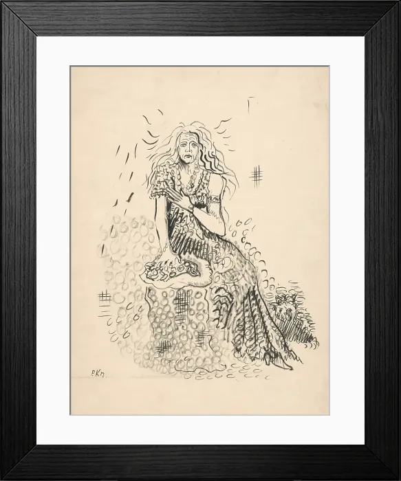 Framed Print : Forest twilight, 1940-1944. Creator: Arnold Peter Weisz-Kubincan Framed Print : Forest twilight, 1940-1944. Creator: Arnold Peter Weisz-Kubincan