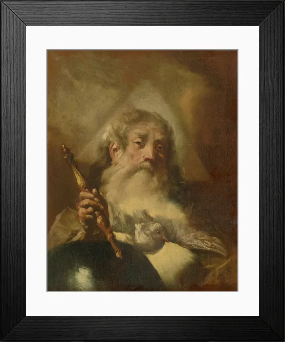 Framed Print : God the Father, 1710-1730. Creator: Giovanni Battista Piazzetta Framed Print : God the Father, 1710-1730. Creator: Giovanni Battista Piazzetta