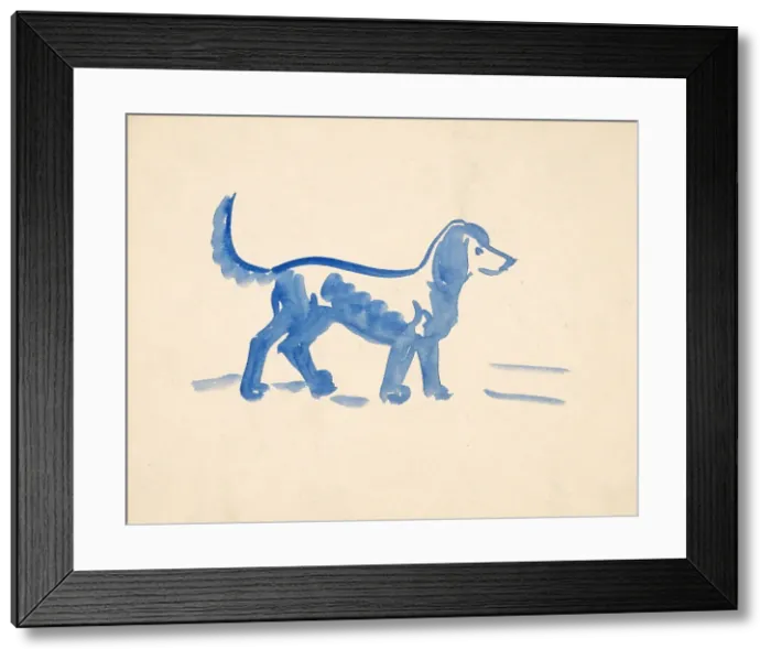Framed Print : Dog, 1935-1940. Creator: Arnold Peter Weisz-Kubincan Framed Print : Dog, 1935-1940. Creator: Arnold Peter Weisz-Kubincan