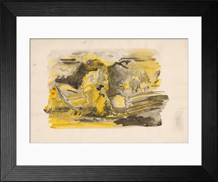 Framed Print : Picking potatoes, around 1940. Creator: Arnold Peter Weisz-Kubincan Framed Print : Picking potatoes, around 1940. Creator: Arnold Peter Weisz-Kubincan
