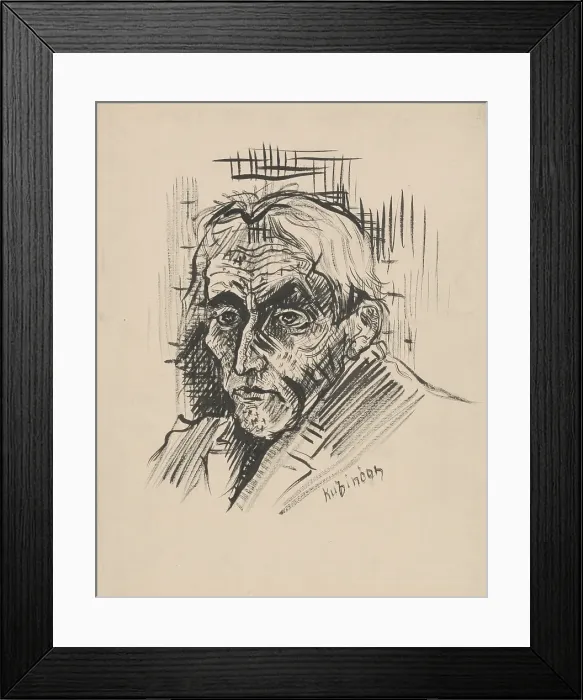 Framed Print : Man's head, around 1940. Creator: Arnold Peter Weisz-Kubincan. Man's head, around 1940. Creator: Arnold Peter Weisz-Kubincan Framed Print : Man's head, around 1940. Creator: Arnold Peter Weisz-Kubincan. Man's head, around 1940. Creator: Arnold Peter Weisz-Kubincan