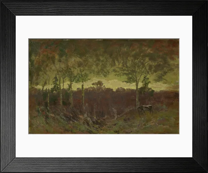 Framed Print : Tatras landscape, early evening, after 1900. Creator: Ferdinand Katona Framed Print : Tatras landscape, early evening, after 1900. Creator: Ferdinand Katona