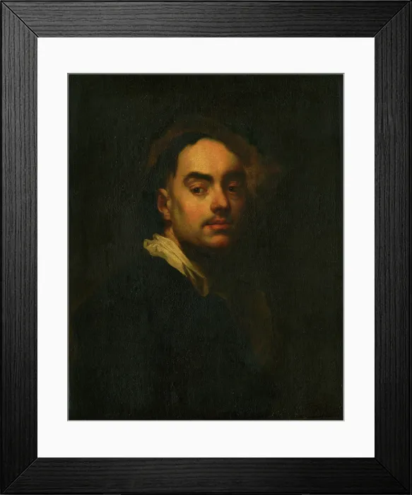 Framed Print : Portrait of a Man (Selfportrait), 1740. Creator: Franz Anton Palko Framed Print : Portrait of a Man (Selfportrait), 1740. Creator: Franz Anton Palko