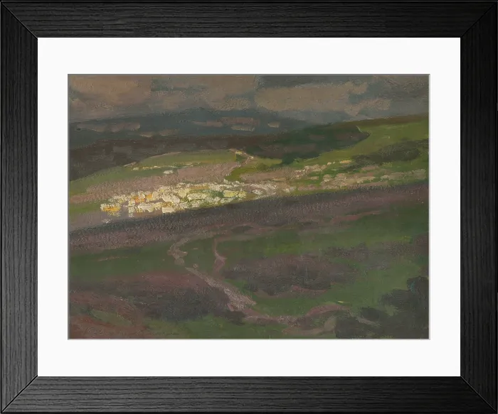Framed Print : Early Spring below the Tatra Mountains, 1900-1910. Creator: Ferdinand Katona Framed Print : Early Spring below the Tatra Mountains, 1900-1910. Creator: Ferdinand Katona