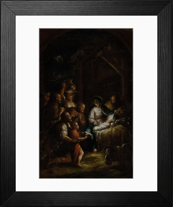 Framed Print : The Birth, 1760-1770. Creator: Franz Xaver Wagenschon Framed Print : The Birth, 1760-1770. Creator: Franz Xaver Wagenschon