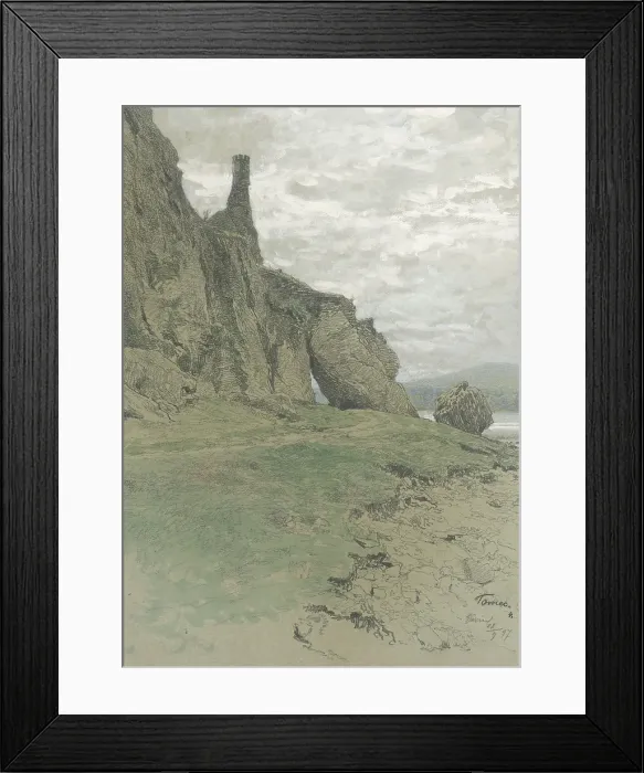 Framed Print : Devin II. 1897. Creator: Jindrich Tomec Framed Print : Devin II. 1897. Creator: Jindrich Tomec