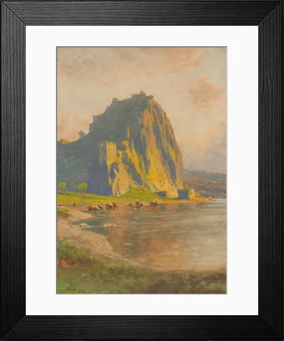 Framed Print : Devin Castle, 1926. Creator: Jindrich Tomec Framed Print : Devin Castle, 1926. Creator: Jindrich Tomec