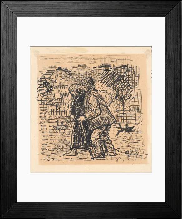 Framed Print : The poor, 1940-1944. Creator: Arnold Peter Weisz-Kubincan Framed Print : The poor, 1940-1944. Creator: Arnold Peter Weisz-Kubincan
