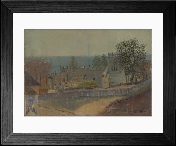 Framed Print : View of Strazky, 1890-1900. Creator: Ferdinand Katona Framed Print : View of Strazky, 1890-1900. Creator: Ferdinand Katona