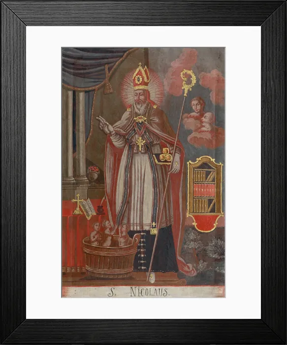 Framed Print : Saint Nicolaus, 1785. Creator: Unknown Framed Print : Saint Nicolaus, 1785. Creator: Unknown