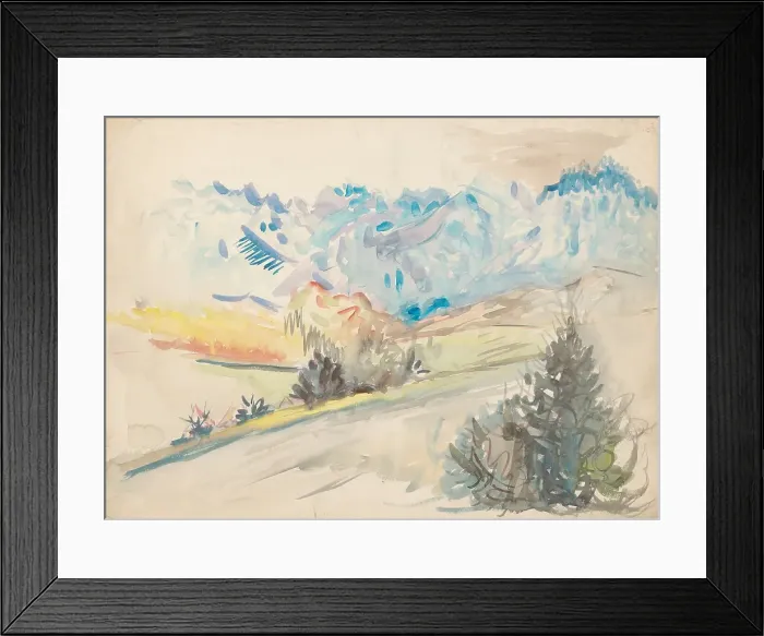 Framed Print : Country road, 1935-1944. Creator: Arnold Peter Weisz-Kubincan Framed Print : Country road, 1935-1944. Creator: Arnold Peter Weisz-Kubincan