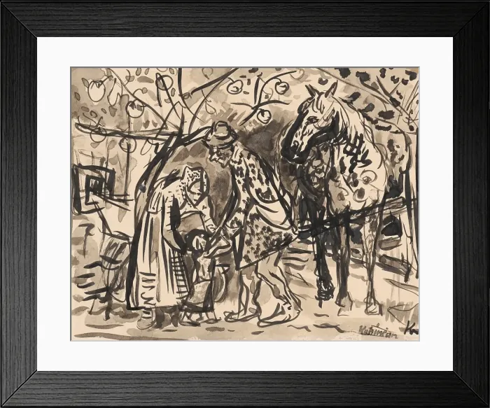 Framed Print : Family, 1940-1944. Creator: Arnold Peter Weisz-Kubincan Framed Print : Family, 1940-1944. Creator: Arnold Peter Weisz-Kubincan