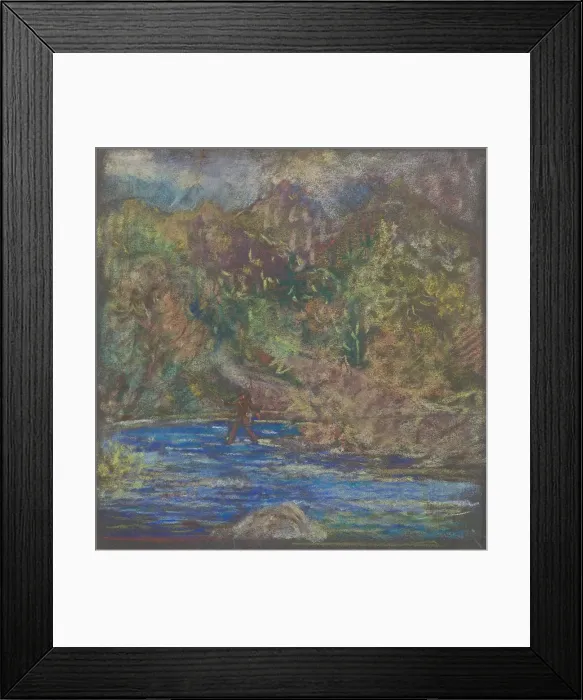 Framed Print : Fisherman, 1940-1944. Creator: Arnold Peter Weisz-Kubincan Framed Print : Fisherman, 1940-1944. Creator: Arnold Peter Weisz-Kubincan