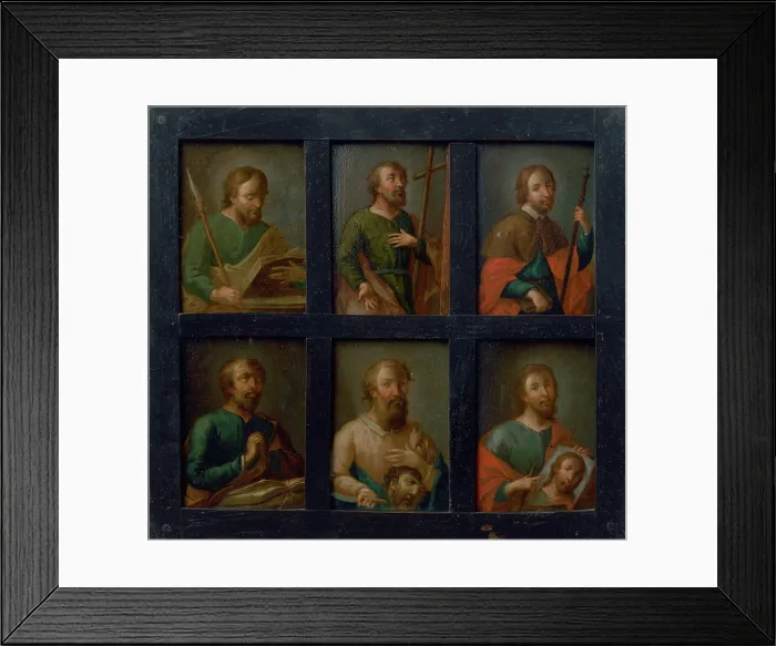 Framed Print : The Twelve Apostles - I, 1750-1760. Creator: Unknown Framed Print : The Twelve Apostles - I, 1750-1760. Creator: Unknown