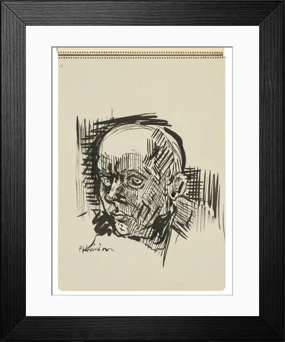 Framed Print : Sketchbook 22 Man's Head, 1st half 20th century. Creator: Arnold Peter Weisz-Kubincan. Sketchbook 22 Man's Head, 1st half 20th century. Creator: Arnold Peter Weisz-Kubincan Framed Print : Sketchbook 22 Man's Head, 1st half 20th century. Creator: Arnold Peter Weisz-Kubincan. Sketchbook 22 Man's Head, 1st half 20th century. Creator: Arnold Peter Weisz-Kubincan