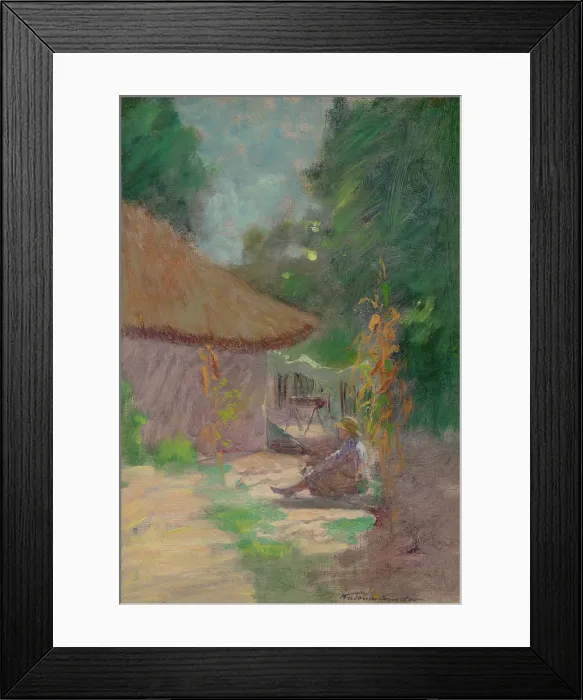 Framed Print : Landscape, 1900-1910. Creator: Ferdinand Katona Framed Print : Landscape, 1900-1910. Creator: Ferdinand Katona