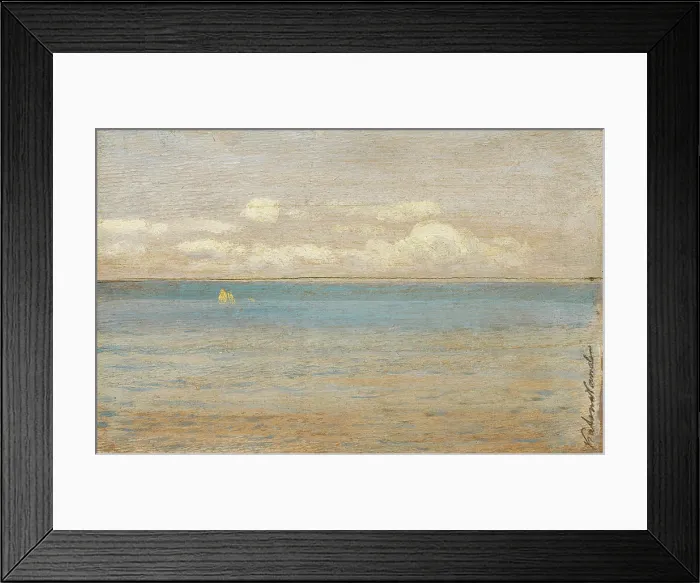 Framed Print : The sea, after 1900. Creator: Ferdinand Katona Framed Print : The sea, after 1900. Creator: Ferdinand Katona