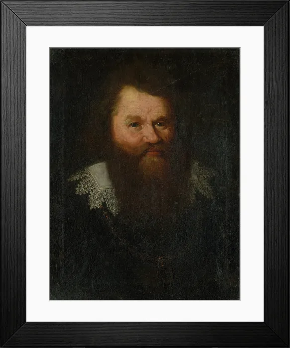 Framed Print : Portrait of an Older Man with Beard, 1600-1610. Creator: Unknown Framed Print : Portrait of an Older Man with Beard, 1600-1610. Creator: Unknown