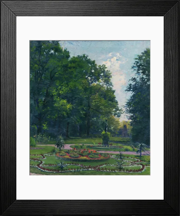 Framed Print : Park in Petrzalka, around 1911. Creator: Gustav Mally Framed Print : Park in Petrzalka, around 1911. Creator: Gustav Mally