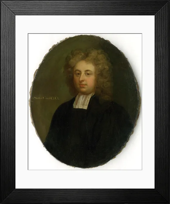 Framed Print : Portrait of Canon Stratford, 1710-1720. Creator: Sir Godfrey Kneller Framed Print : Portrait of Canon Stratford, 1710-1720. Creator: Sir Godfrey Kneller